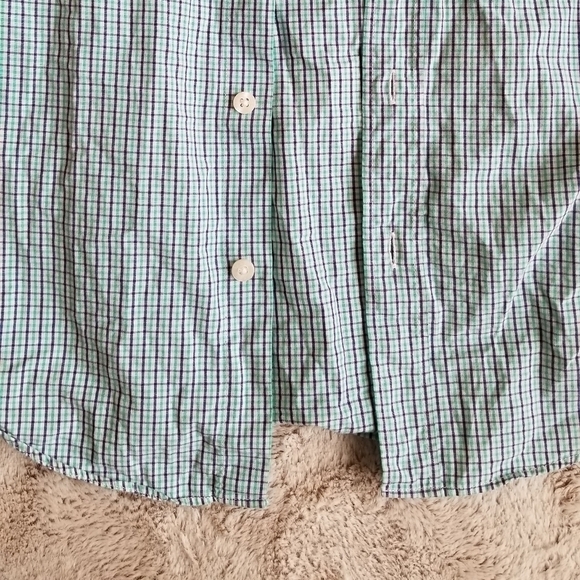 ✨️CL J Crew Slim Button Collar Cotton Blue Blouse XS - Picture 3 of 8